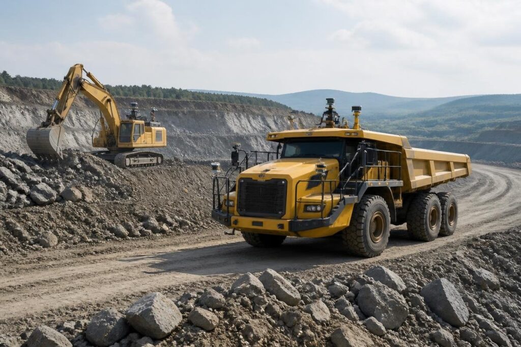 Autonomous heavy equipment will be judged by the jobs it can finish